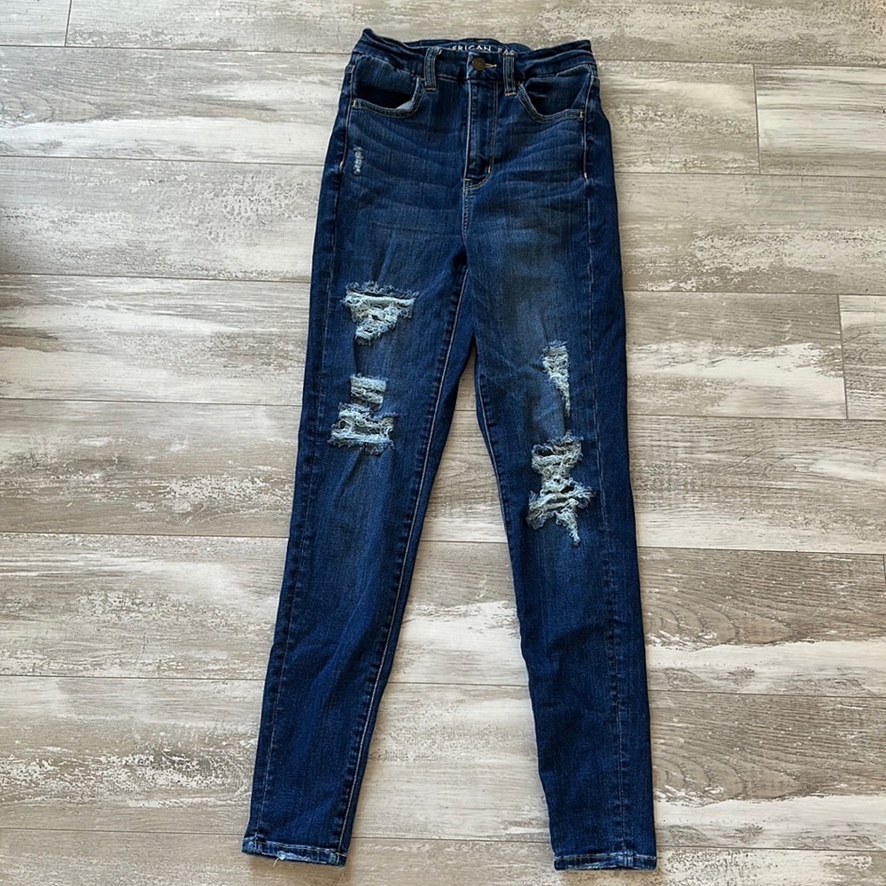 AE curvy super high rise jegging